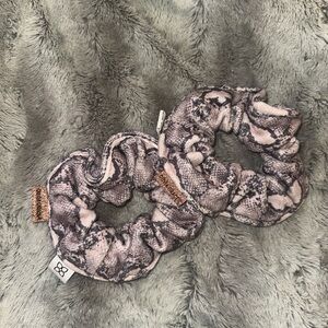 BRAND NEW snake print towel scrunchies